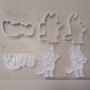 Bluey Cookie Cutters and Stamps
